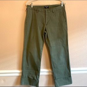 Polo Ralph Lauren Olive Green Cotton Casual Comforter Pants